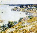 Willard Leroy Metcalf Canvas Paintings - East Boothbay Harbor